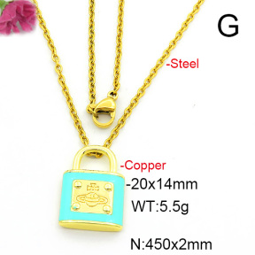 Fashion Copper Necklace  F6N300609vail-L017