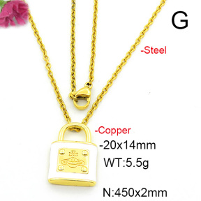 Fashion Copper Necklace  F6N300610vail-L017