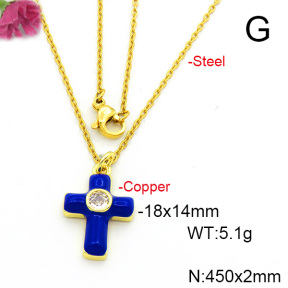 Fashion Copper Necklace  F6N300618vail-L017