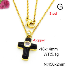 Fashion Copper Necklace  F6N300623vail-L017