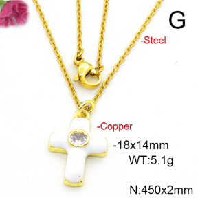 Fashion Copper Necklace  F6N300624vail-L017