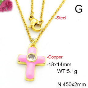 Fashion Copper Necklace  F6N300625vail-L017