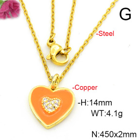 Fashion Copper Necklace  F6N300627aajl-L017