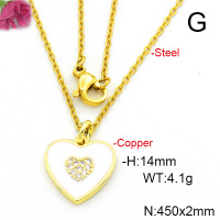 Fashion Copper Necklace  F6N300628aajl-L017
