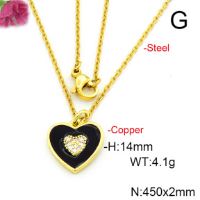 Fashion Copper Necklace  F6N300629aajl-L017