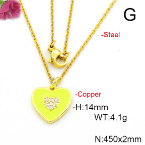 Fashion Copper Necklace  F6N300632aajl-L017