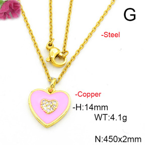 Fashion Copper Necklace  F6N300634aajl-L017