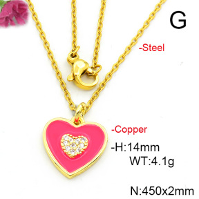 Fashion Copper Necklace  F6N300635aajl-L017