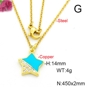 Fashion Copper Necklace  F6N300638vail-L017