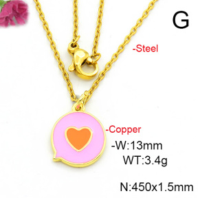 Fashion Copper Necklace  F6N300651avja-L017