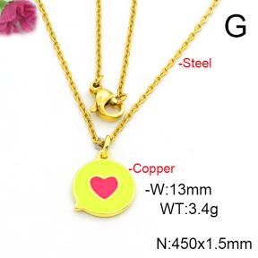 Fashion Copper Necklace  F6N300652avja-L017