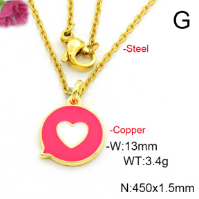 Fashion Copper Necklace  F6N300653avja-L017