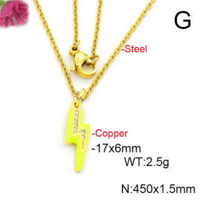 Fashion Copper Necklace  F6N300655vail-L017