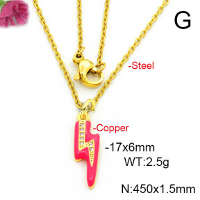 Fashion Copper Necklace  F6N300660vail-L017