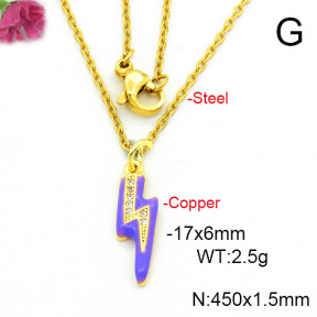 Fashion Copper Necklace  F6N300661vail-L017