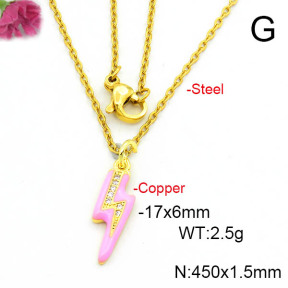 Fashion Copper Necklace  F6N300662vail-L017