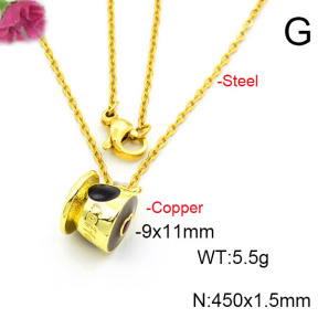 Fashion Copper Necklace  F6N300670vail-L017