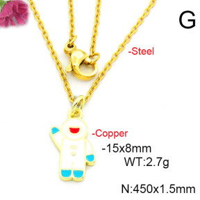 Fashion Copper Necklace  F6N300683vail-L017
