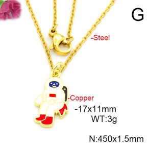 Fashion Copper Necklace  F6N300684vail-L017