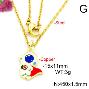 Fashion Copper Necklace  F6N300685vail-L017