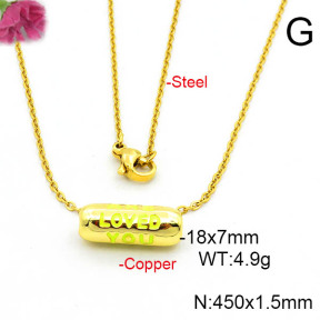 Fashion Copper Necklace  F6N300700aajl-L017