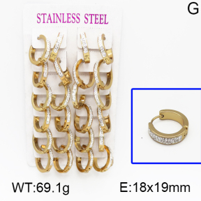SS Earrings  5E4000381bika-450