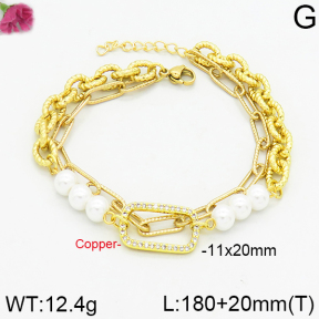 Fashion Copper Bracelet  F2B300006bbov-J05