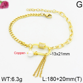 Fashion Copper Bracelet  F2B300007bbov-J05