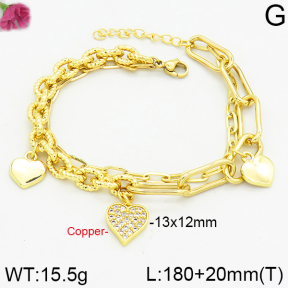 Fashion Copper Bracelet  F2B400113abol-J05