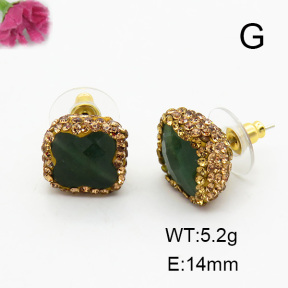 Green Aventurine  Fashion Earrings  F6E403280aivb-L005
