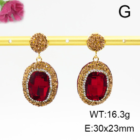 Crystal  Fashion Earrings  F6E403295aiov-L005