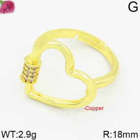 Fashion Copper Ring  F2R400059bbov-J111