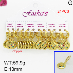 Fashion Copper Earrings  F5E400227alka-J22