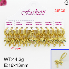 Fashion Copper Earrings  F5E400229alka-J22