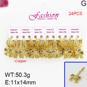 Fashion Copper Earrings  F5E400232alka-J22