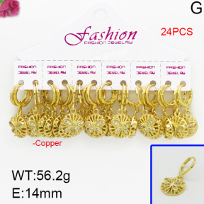 Fashion Copper Earrings  F5E400233alka-J22