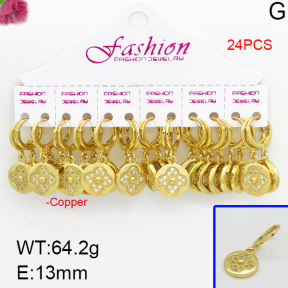 Fashion Copper Earrings  F5E400235alka-J22