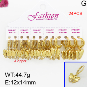 Fashion Copper Earrings  F5E400238alka-J22