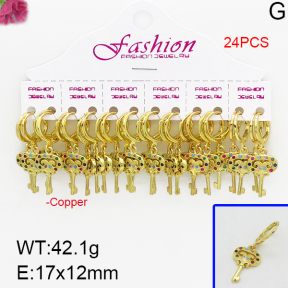 Fashion Copper Earrings  F5E400249alka-J22