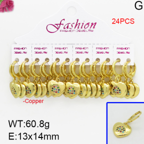 Fashion Copper Earrings  F5E400256alka-J22