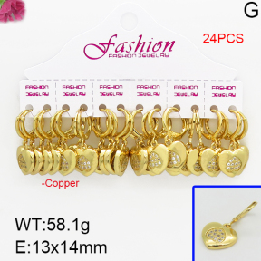 Fashion Copper Earrings  F5E400257alka-J22