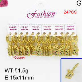 Fashion Copper Earrings  F5E400258alka-J22