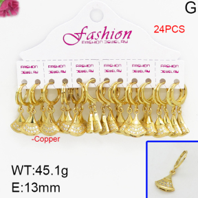 Fashion Copper Earrings  F5E400260alka-J22