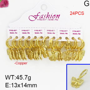 Fashion Copper Earrings  F5E400268alka-J22