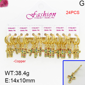 Fashion Copper Earrings  F5E400278alka-J22