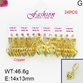 Fashion Copper Earrings  F5E400284alka-J22