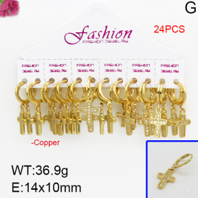 Fashion Copper Earrings  F5E400285alka-J22