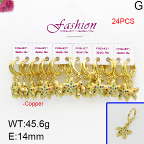 Fashion Copper Earrings  F5E400287alka-J22