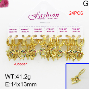 Fashion Copper Earrings  F5E400288alka-J22