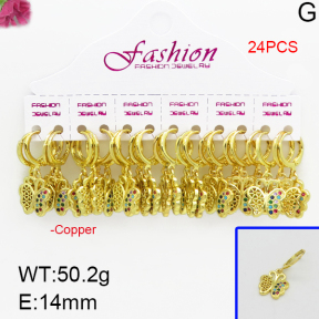 Fashion Copper Earrings  F5E400303alka-J22